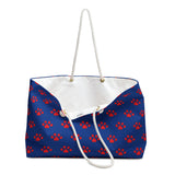 paw print beach bag front side