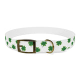 Lucky Clover Dog Collar — St. Patrick’s Day Green Shamrock Pet Collar