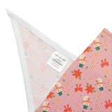 Christmas Pink Floral Pet Bandana – Festive Dog & Cat Accessory