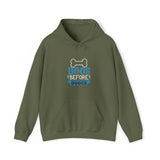 Dog Lover Hoodie - "Dogs Before Dudes" Funny Pet Rescue Sweatshirt