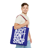 Adopt Don't Shop Tote Bag – Animal Rescue Advocacy Canvas Tote