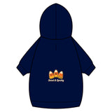 Pet Hoodie — "Sweet & Spooky" Candy Corn Design