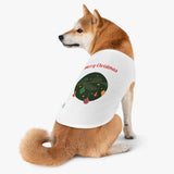 Pet Tank Top — Merry Christmas Ornament Branch Holiday Dog & Cat Tee