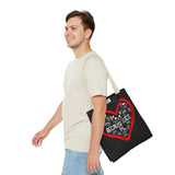 Because Dogs Tote Bag – Cute Dog Lover's Black Tote for Everyday Use