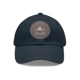Hat with Leather Patch — "for the love of pets"