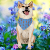 Puppy Cartoon Pet Bandana Collar — Cute Printed Dog Scarf