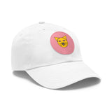 Cap for Cat Lovers with Leather Patch (Round)