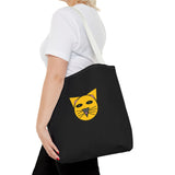 Playful Cat Face Tote Bag - Fun and Unique Design for Animal Lovers