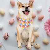 Pet Bandana Collar - Colorful Easter Egg Design