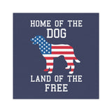 Car Magnet — "Home of the Dog, Land of the Free" Patriotic Dog Magnet