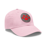 Hat with Paw Print Leather Patch - Pet Lovers
