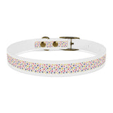 Pet Collar - Colorful Paw Prints Dog Collar