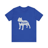Unisex Jersey Short Sleeve Tee adopt a pet