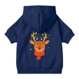 Festive Reindeer Pet Hoodie