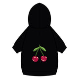Cherry Pet Hoodie – Cute Navy Blue Dog & Cat Hoodie