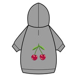 Cherry Pet Hoodie – Cute Navy Blue Dog & Cat Hoodie