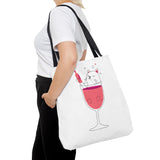 Cute Cat Cocktail Tote Bag – Perfect for Cat Lovers and Party Enthusiasts