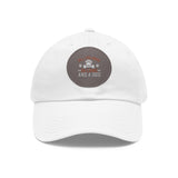 Hat with Leather Patch — "for the love of pets"