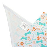 Bone & Paw Print Pet Bandana — Cute Dog Bandana for Puppies & Small Dogs