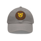 Cap for Cat Lovers with Leather Patch (Round)