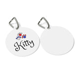 Personalized Kitty Pet Tag — Engraved Cat ID Tag