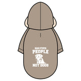 Pet Parka Jacket — 'Ban Stupid People Not Dogs' Dog Hoodie