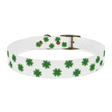 Lucky Clover Dog Collar — St. Patrick’s Day Green Shamrock Pet Collar