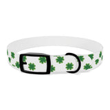 Lucky Clover Dog Collar — St. Patrick’s Day Green Shamrock Pet Collar