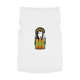 Rasta Marley Dog Tank — Reggae Graphic Pet Shirt