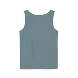 Purple Dog Graphic Tank Top — Cute Pup Illustration