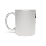 Halloween Spooky Black Cat Metallic Mug