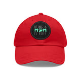 Mom Dog Lover Dad Hat with Leather Patch