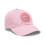 Hat with Leather Patch — "for the love of pets"