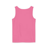 Purple Dog Graphic Tank Top — Cute Pup Illustration