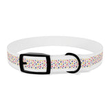 Pet Collar - Colorful Paw Prints Dog Collar
