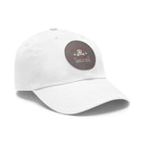 Hat with Leather Patch — "for the love of pets"