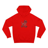 Dog on Skateboard Hoodie — Cute Skateboarding Puppy Pullover