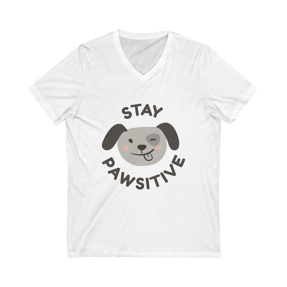 Unisex Jersey Short Sleeve V-Neck Tee