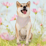 Colorful Paw Print Pet Bandana Collar — Vibrant Dog/Cat Scarf