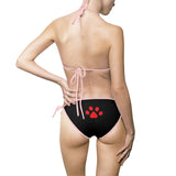 Pet Paw Print Bikini Swimsuit for Women