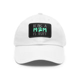Mom Dog Lover Dad Hat with Leather Patch