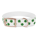 Lucky Clover Dog Collar — St. Patrick’s Day Green Shamrock Pet Collar