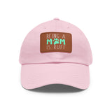 Mom Dog Lover Dad Hat with Leather Patch