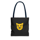Playful Cat Face Tote Bag - Fun and Unique Design for Animal Lovers