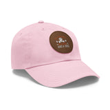 Hat with Leather Patch — "for the love of pets"