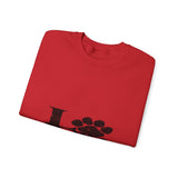 Expressing Love Crewneck Sweatshirt — Romantic Heart Design