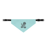 Skateboarding Dog Clip-On Pet Bandana