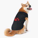 Red Pawprint Pet Tank Top