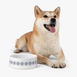 floral pet bowl