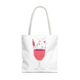 Cute Cat Cocktail Tote Bag – Perfect for Cat Lovers and Party Enthusiasts